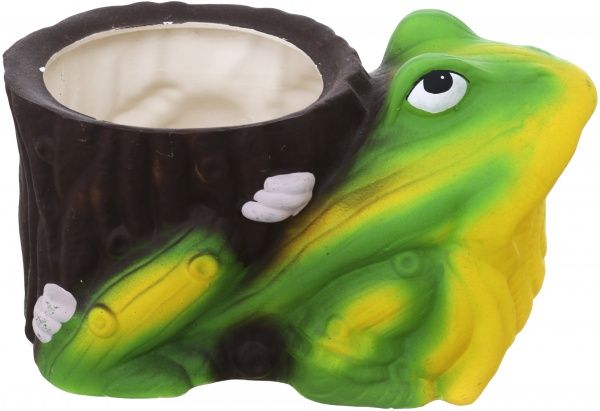 Горщик для квітів Жаба С фігурний 2л зелений 