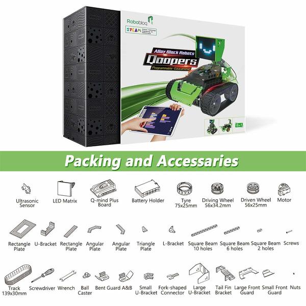 Робот програмований Robobloq QOOPERS (6 IN 1) 