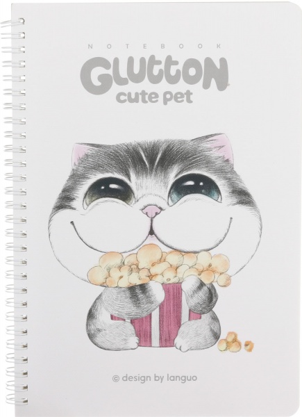 Книга для записей на спирали Домашние любимцы А5