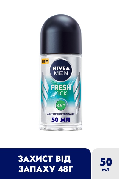 Дезодорант-антиперспирант для мужчин Nivea Fresh Kick 50 мл