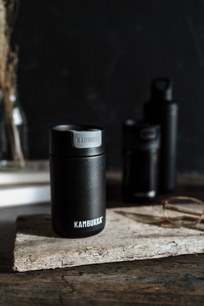Термочашка Olympus 300 мл чорна Kambukka