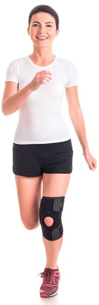 Супорт коліна Торос-Груп р. 32-43 см Тип 515-1 неопреновий універсальний чорний