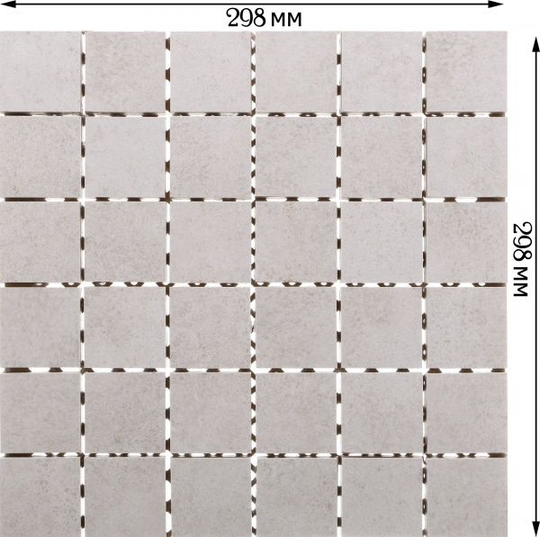 Плитка Cersanit Сіті Скверс мозаїка світло-сіра 29,8x29,8 