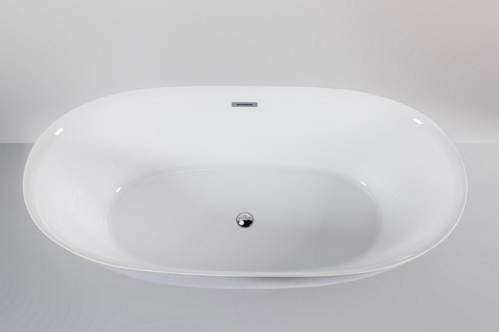 Ванна акриловая EGO ART 170х82 см отдельностоящая MS-14