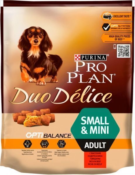 Корм Pro Plan Duo Delice Adult Small & Mini з яловичиною, 700 г