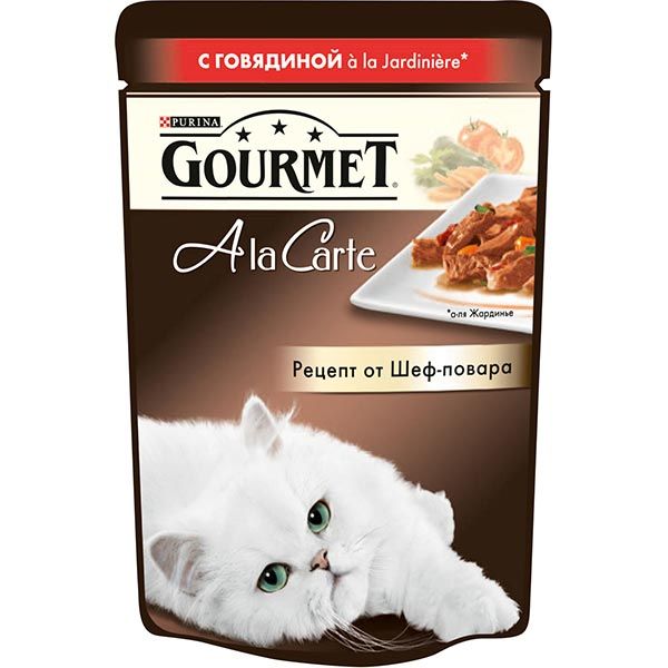 Корм Purina Gourmet A la Carte з яловичиною 85 г