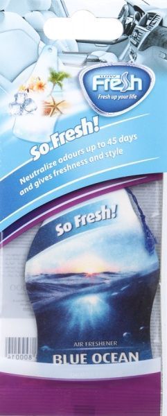 Ароматизатор подвесной Fresh Dry So Fresh Blue Ocean 94642