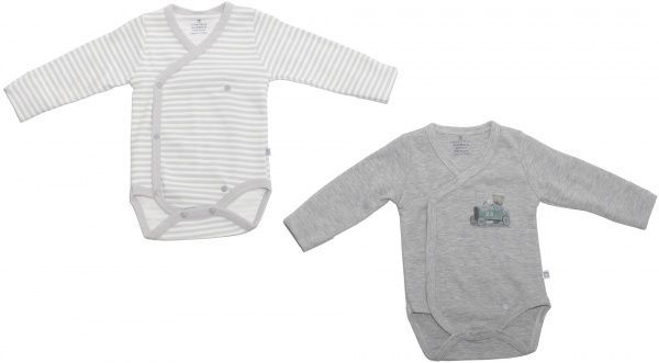 Боди детское Mungan baby 2 шт. р.50-56 серый 56491 