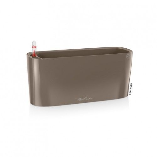 Вазон пластиковый Lechuza Delta 20 15566 овальный серо-коричневый 