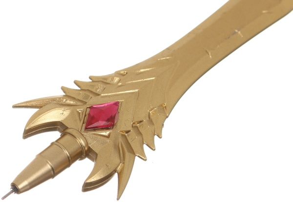 Ручка гелевая Эскалибур с рубином 