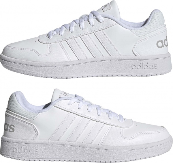 Кроссовки Adidas HOOPS 2.0 FY6024 р.UK 6,5 белый