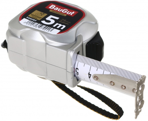Рулетка BauGut с магнитами 5G82BX 5 м x 25 мм