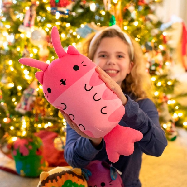 Мягкая игрушка Cats Vs Pickles серии Jumbo Гамбо 10 см розовый V1067