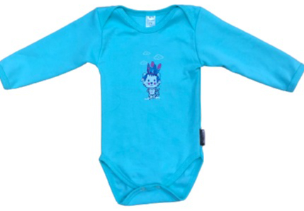 Боди детское унисекс Bambinelli бирюзовый р.62 бирюзовый с рисунком Б301-5 