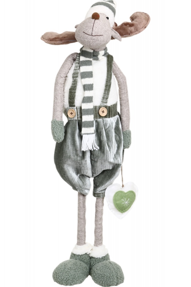 Декорація новорічна Лось на висувних ніжках 20х64 см в асортименті LF2237035AB