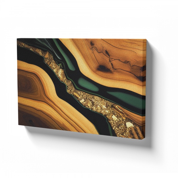 Картина на холсте Золотые камни 80x110 см WS Holst 21022145 