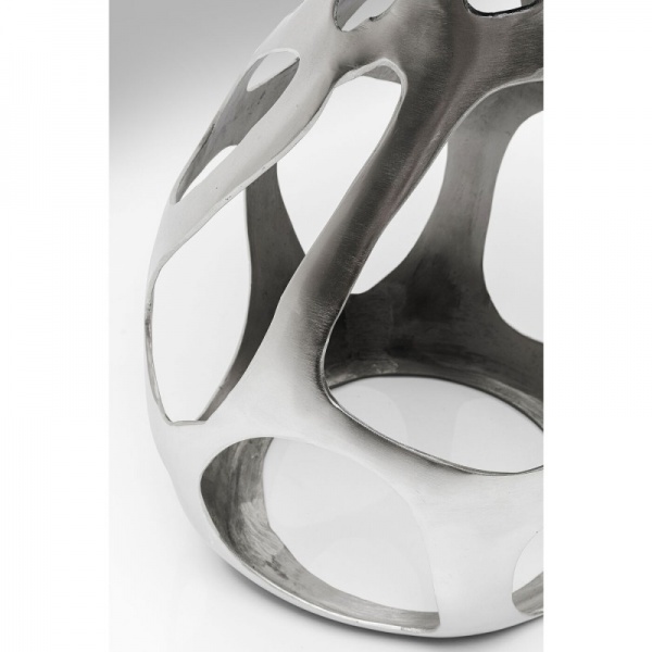 Стол декоративный KARE Design Volcano silver 60x60x60 см (86387) 