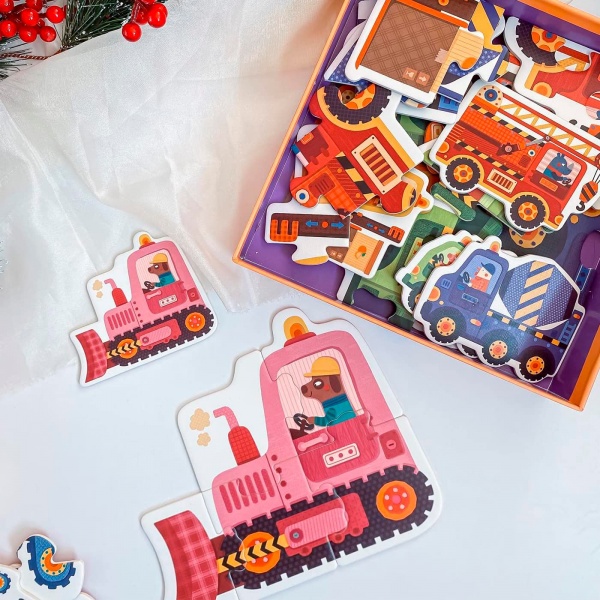 Пазли Mideer Мій перший пазл - Будівельні машини MD3176