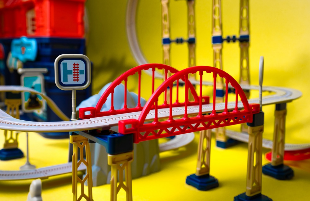 Железная дорога трюковая OTAMANKO Храбрый паровозик 532.02.32