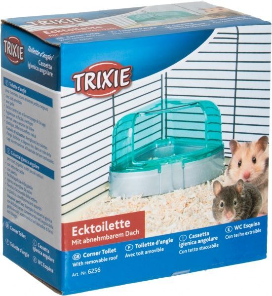 Туалет-домик Trixie угловой с лопаткой 6256