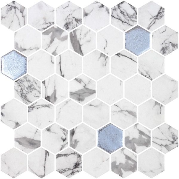 Плитка Onix Hex XL Fosco Argent (BLISTER) 28,6x28,4 