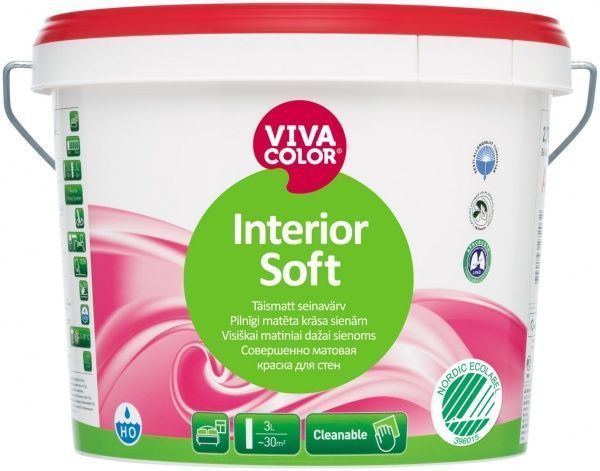 Краска Vivacolor Interior Soft, база С база под тонировку 2,7л 3,5кг