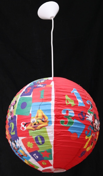 Світильник підвісний Corep Mickey 1x60 Вт E27 червоний 