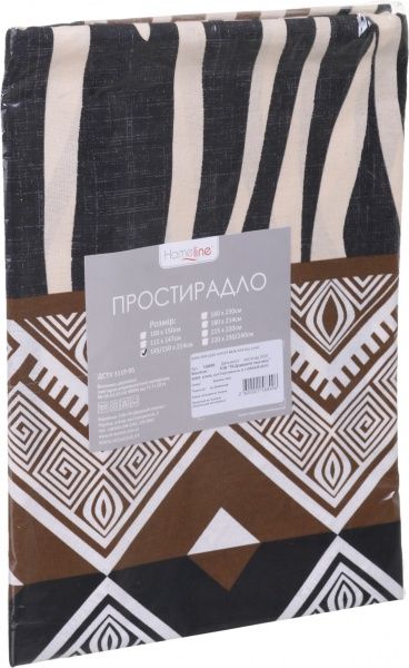 Простирадло бязь 145x215 см в асортименті Home Line 