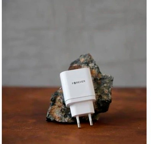 Зарядний пристрій Forever 1X TYPE-C PD (18W) білий 