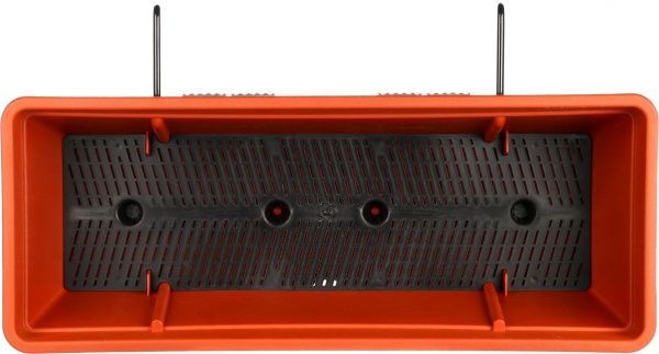 Ящик балконний з кріпленням для квітів Анверсо прямокутний теракот 