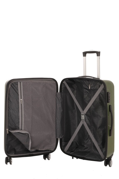 Валіза 42 л хакі MCS V344 на 4 колесах S 20