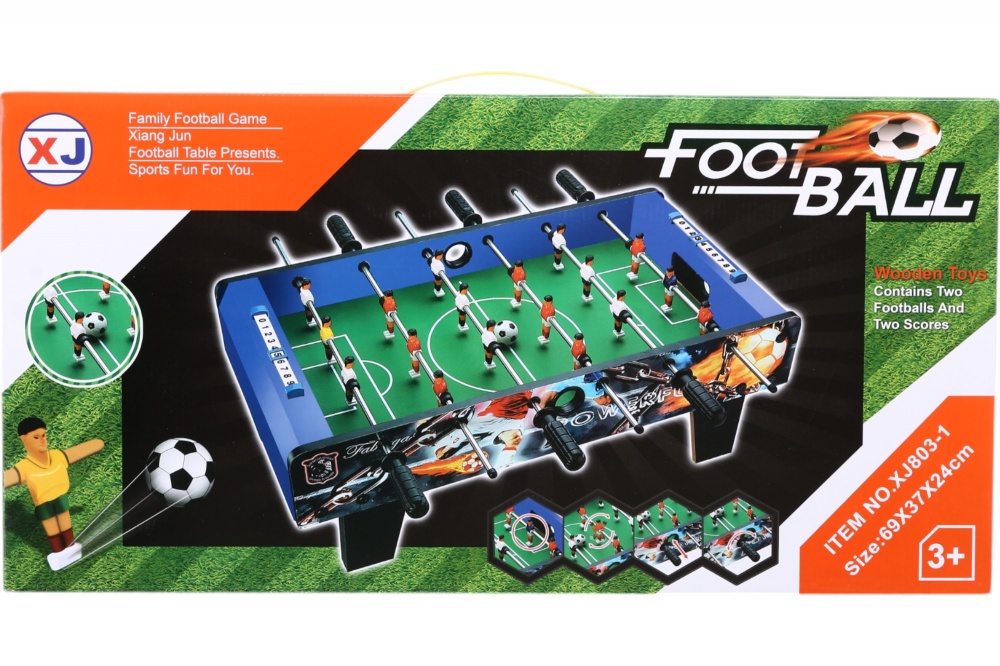 Настільний футбол XIANGJUN дерев'яний 69х37х24 см OTG0810648