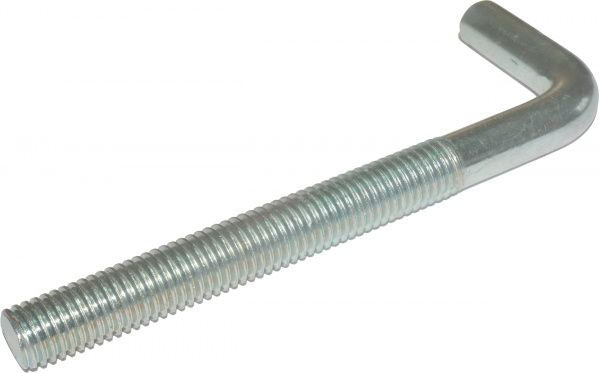 Гвинт метричний з прямим гаком 12х120 12x120 мм з прямим гаком