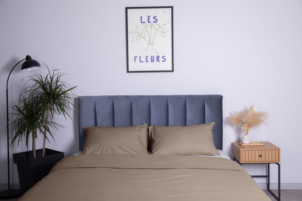 Комплект постельного белья Mono семейный мокко Luna