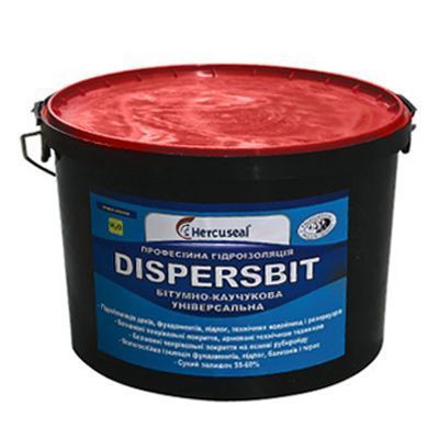 Гiдроiзоляцiя Hercuseal DispersBit цегляна 10 кг