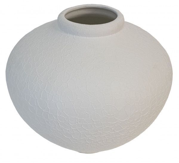 Ваза Юла шовк білий 21 см