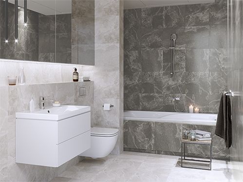 Плитка Cersanit Фалкон грей 42x42 