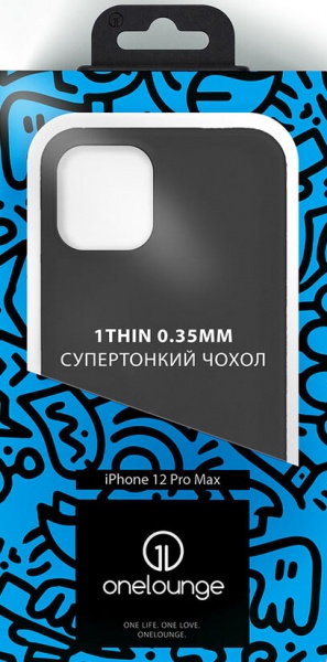 Чохол-накладка OneLounge 1Thin 0.35mm для Apple iPhone 12 Pro Max (13951) black