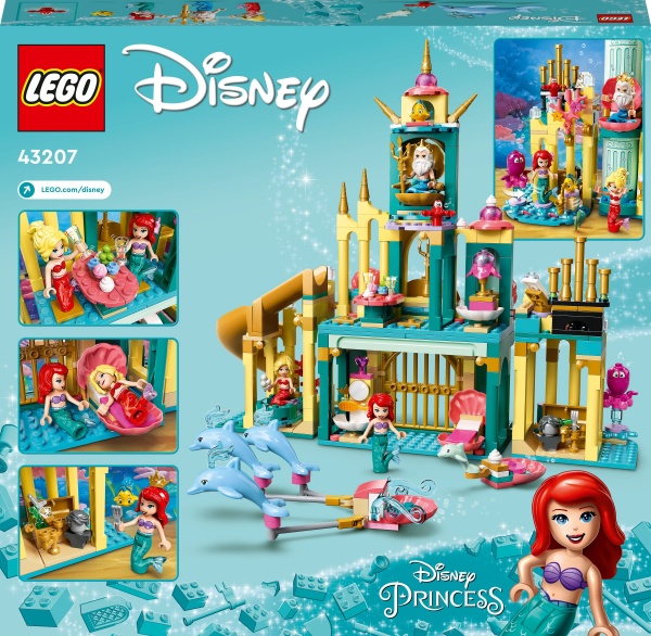 Конструктор LEGO Disney Princess Підводний палац Аріель 43207