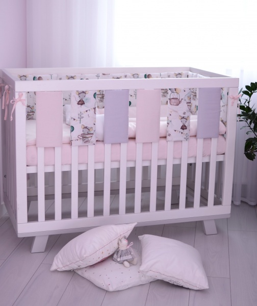 Захист на дитяче ліжко Фенс-бампер 6 од. Mouse Baby Veres різнокольоровий 154.03.03 