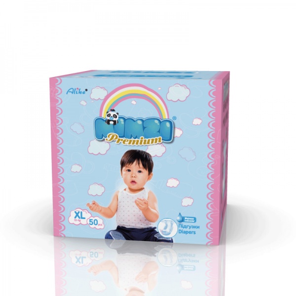 Підгузки Mimzi XL 12+ кг 50 шт. (MDXL50)