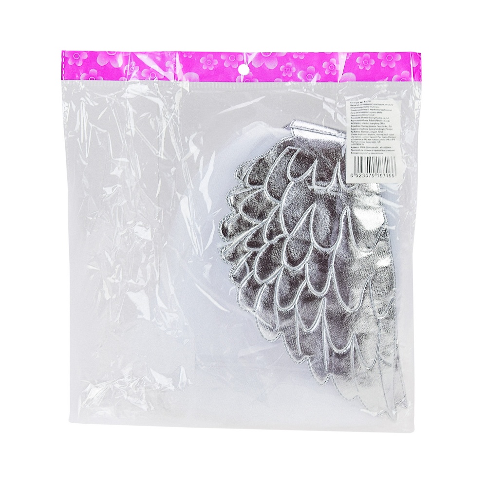 Набір карнавальний Shantou Крила + спідниця р.98 срібний E16716