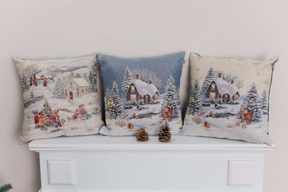 Подушка декоративна Святковий день 45x45 см La Nuit