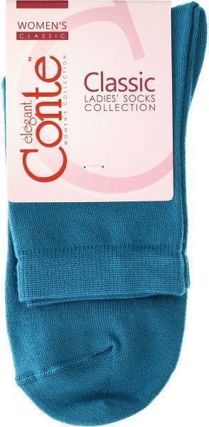 Носки женские Conte Classic р. 23 темно-бирюзовый 13С-64СП 