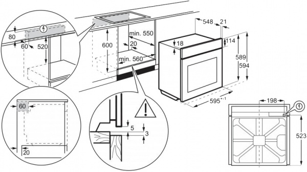 Духова шафа Electrolux OKC8H31V