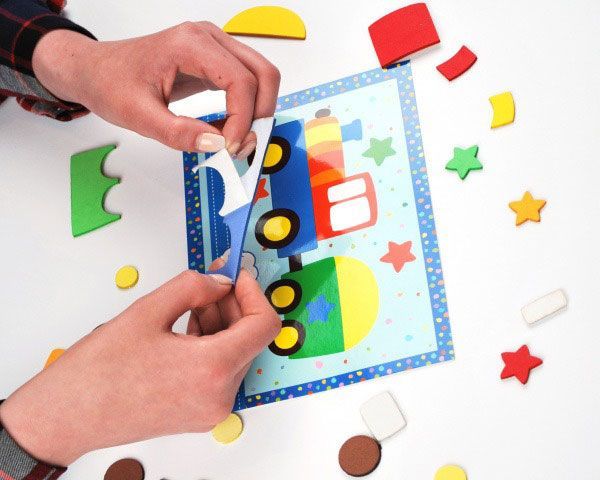 Набор для творчества Аппликация — открытка Поезд 