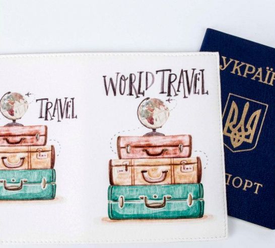 Обкладинка для паспорта World travel 