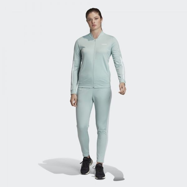 Спортивний костюм Adidas WTS BACK2BAS 3S FM6847 р. XS зелений