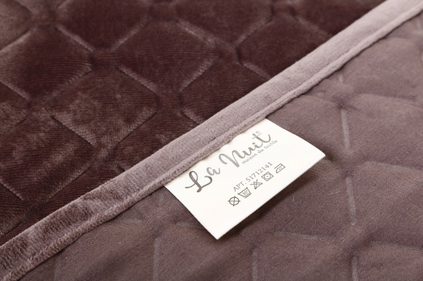 Покрывало Nadia 160x220 см La Nuit шоколадный 