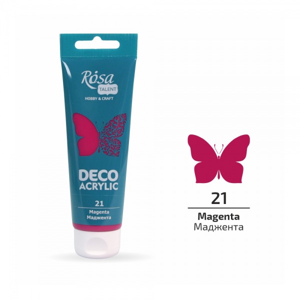 Акрил для декору Маджента 75 мл Rosa Talent